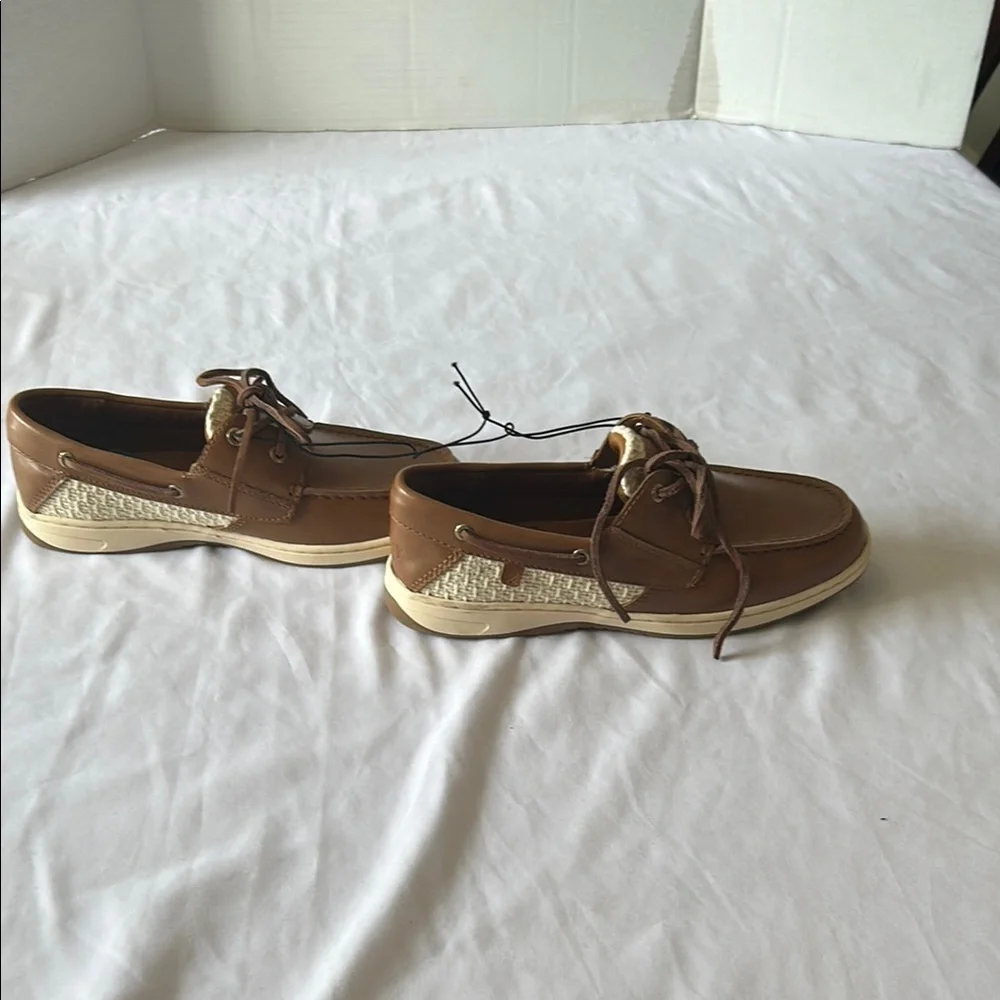 Sperry Brown Leather Boat Shoes